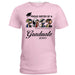 GeckoCustom Proud Dad Of A 2022 Graduate Graduation Shirt H269 Ladies T-Shirt / Light Blue Color / S