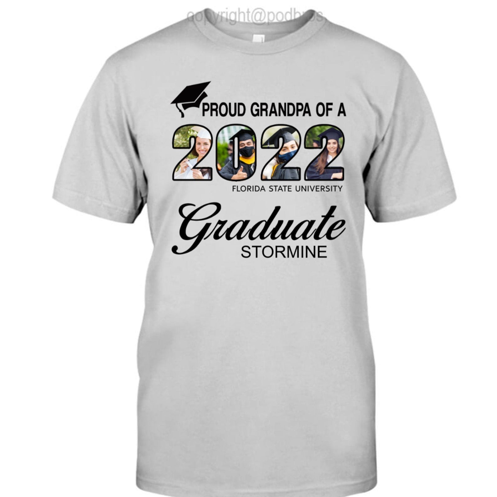GeckoCustom Proud Dad Of A 2022 Graduate Graduation Shirt H269