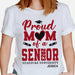 GeckoCustom Proud Mom Of 2022 Senior Shirt Unisex T-Shirt / Sport Grey / S