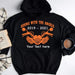GeckoCustom Riding With The Angels Motorcycle Tshirt, Custom Name And Text, HN590 Pullover Hoodie / Black Colour / S