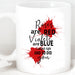 GeckoCustom Roses Are Red Violets Are Blue Personalized Custom Photo Valentine Anniversary Couples Mug H586