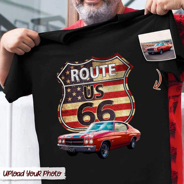 GeckoCustom Route US 66 Car Shirt N304 HN590