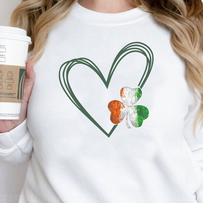 GeckoCustom Saint Patrick's Day Heart Custom Shirt