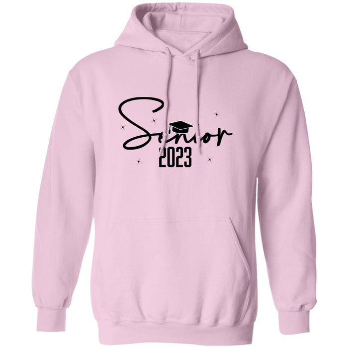 GeckoCustom Senior 2023 Sweatshirt Class of 2023 Sweatshirt H422 Pullover Hoodie / Light Pink / S