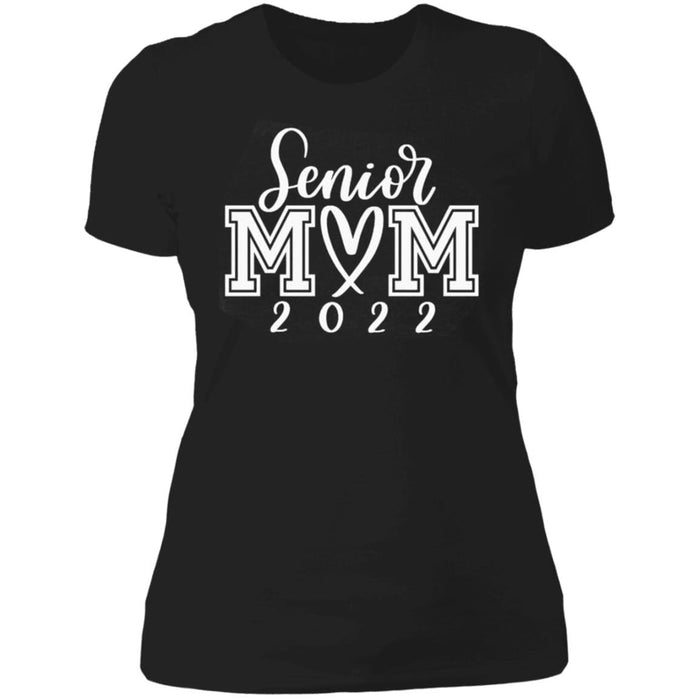 GeckoCustom Senior Mom 2022 Graduation Family Shirt Women Tee / Black / X-Small