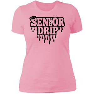 GeckoCustom Seniordrip Women Tee / Light Pink / X-Small
