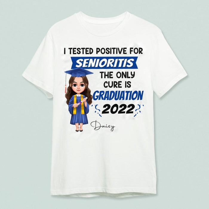 GeckoCustom Senioritis graduation 2022 Chibi Graduation Shirt HN590 Unisex T-Shirt / Sport Grey / S