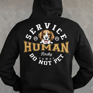 GeckoCustom Service Human Personalized Custom Dog Backside Shirt C433