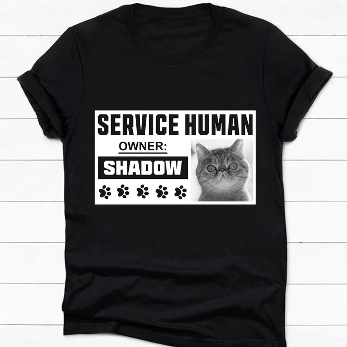 GeckoCustom Service Human Since Personalized Custom Photo Dog Shirt C492