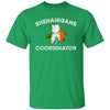 GeckoCustom Shenanigans Coordinator Basic Tee / Irish Green / S