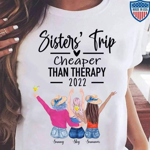 Sisters With Custom Photo Shirt