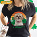 GeckoCustom St Patrick Retro Custom Shirt Dog Cat HN590