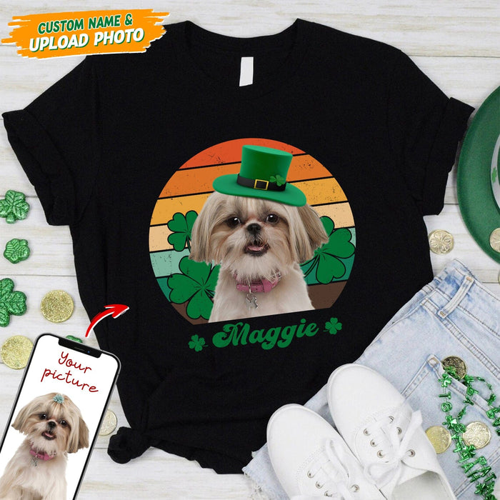 GeckoCustom St Patrick Retro Custom Shirt Dog Cat HN590