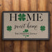 GeckoCustom St. Patrick's Day Personalized Doormats T104