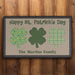 GeckoCustom St. Patrick's Day Personalized Doormats T107