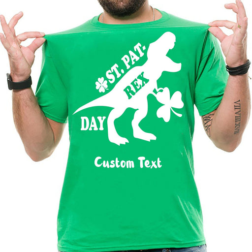 GeckoCustom St Patrick's Rex Custom Shirt C146 Unisex T Shirt / Irish Green / S