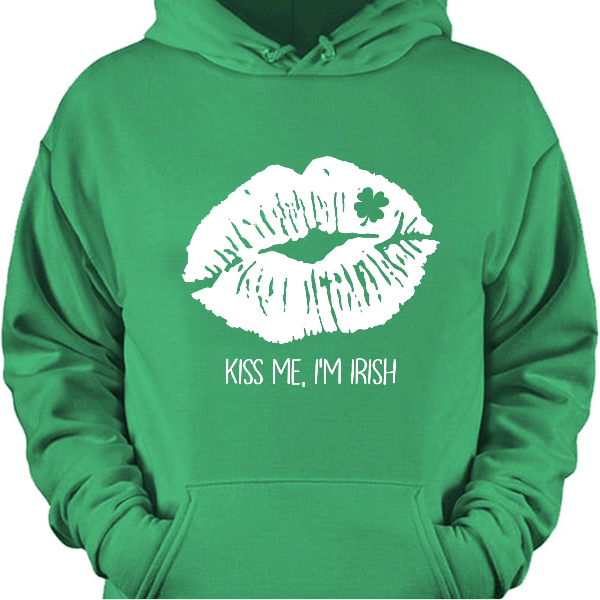GeckoCustom St. Patricks Day Distressed Kiss Custom Shirt