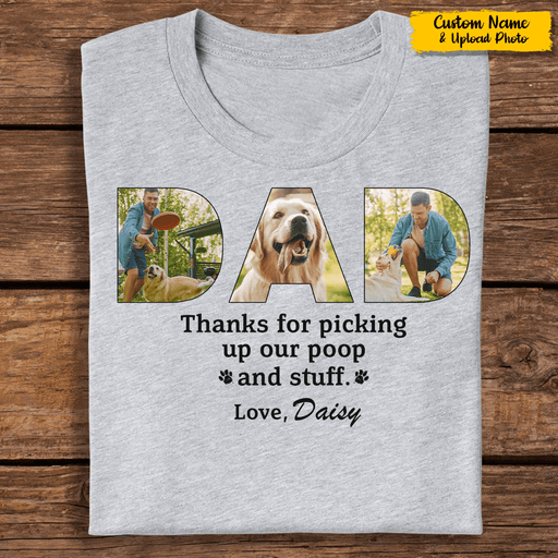 GeckoCustom Thank You For Picking Up Our Poop Dog Shirt K228 HN590