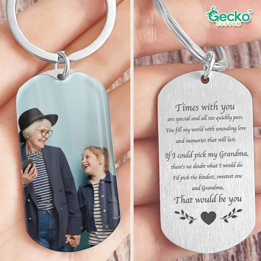GeckoCustom That Would Be You Grandma Family Metal Keychain HN590 No Gift box