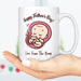 GeckoCustom The Baby Bump, Father's Day Mug, Expectant Father, Daddy To Be, Pregnancy Mug, Unborn Baby, First Time Dad, Baby, Utero, Unique, Funny C303