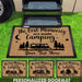 GeckoCustom The Best Memories Doormat Camping, RV Camper, Motor Home Doormat, Camping Gift, HN590