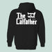 GeckoCustom The Catfather Personalized Custom Cat Dad Back Shirt N304 889129 Pullover Hoodie / Black Colour / S