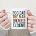 GeckoCustom The Dog Dad Poo Scooping Legend Personalized Custom Dog Mug C338