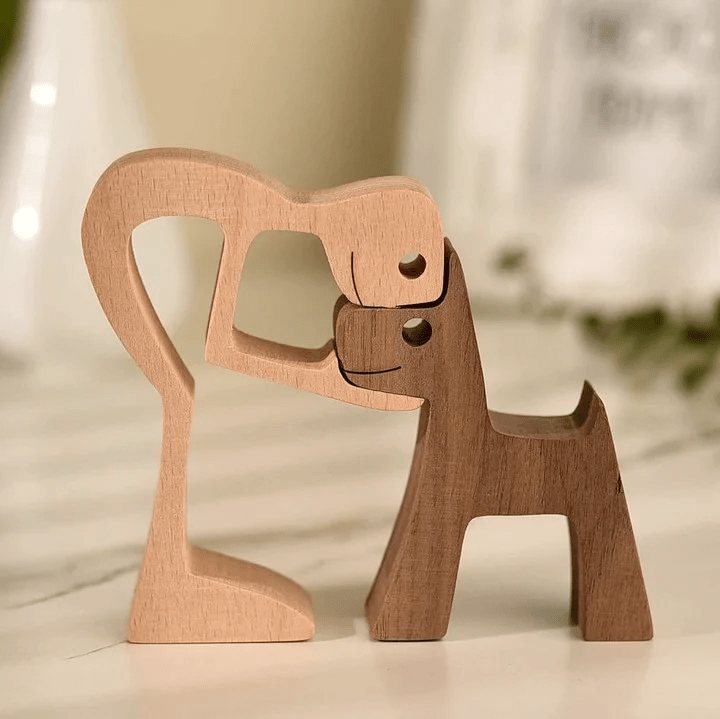 The Love Between You And Your Fur-Friend - Gift For Pet Lovers Wood Sc —  GeckoCustom