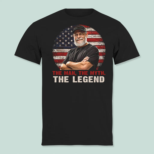 GeckoCustom The Man, The Myth. The Legend Shirt N304 889133 Unisex T-Shirt / Sport Grey / S