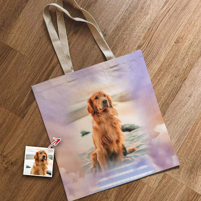 GeckoCustom The One Thing I Could Not Protect You From Was Time Dog Tote Bag HN590