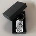 GeckoCustom The Only Thing Better Than A Dad Who Knows Baseball Is A Mom That Knows Baseball Metal Keychain, HN590 No Gift box / 1.77" x 1.06" / Gray Scale