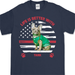 GeckoCustom Thin Red Line, Custom T-Shirt For Firefighter, Dog Lovers, SG02 Basic Tee / Black / S