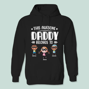 GeckoCustom This Awesome Person Belong To Kids Family Dark Shirt N304 HN590