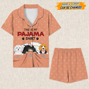 GeckoCustom This Is My Pajama Shirt Short Pajamas K228 889080