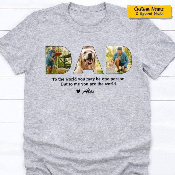GeckoCustom To Me You Are The World Family Shirt, K228 HN590