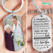 GeckoCustom To My Beloved Grand Daughter Family Metal Keychain HN590 No Gift box / 1.77" x 1.06"