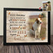GeckoCustom Tomorrow Without Me I'm Right Here In Your Heart Dog Picture Frame, Dog Loss Gift, Memorial Gift, HN590 10" x 8"