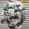 GeckoCustom Upload Bike Photo Hawaiian Shirt, N304 HN590