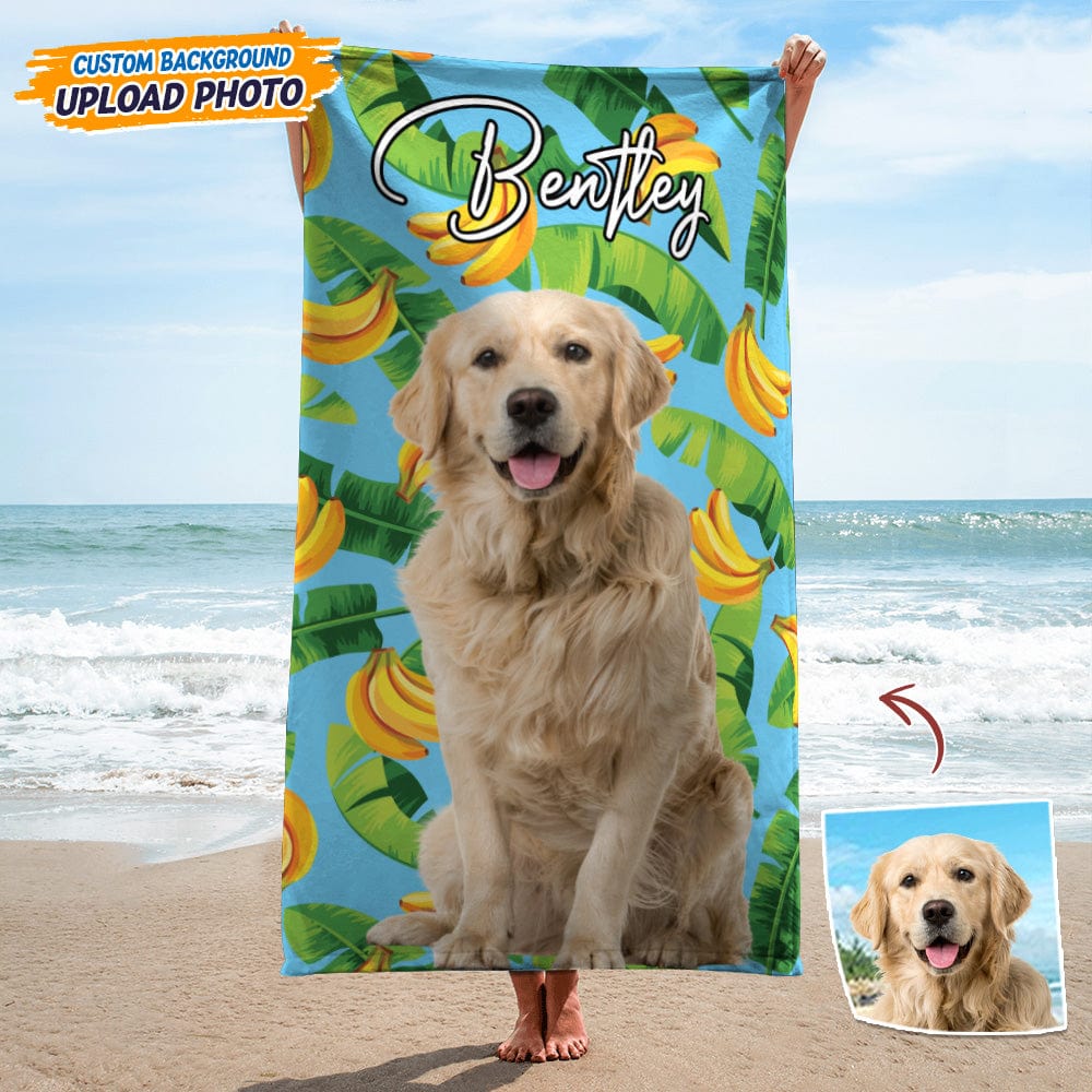 Golden retriever beach towel hotsell