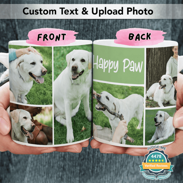 GeckoCustom Upload Image Dog Coffee Mug, Best Friend Gift HN590 11 oz