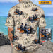 GeckoCustom Upload Photo Biker Hawaiian Shirt, T368 HN590