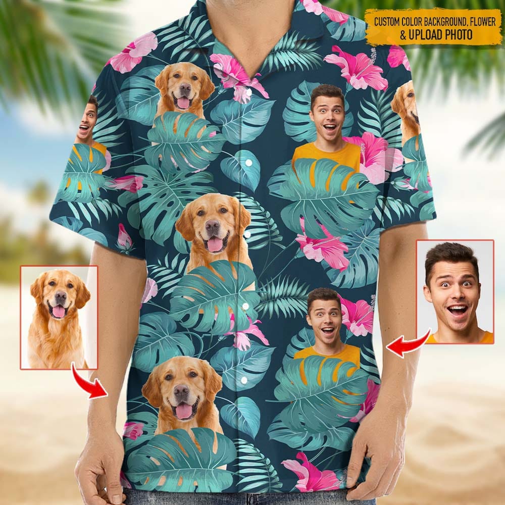 Hawaiian Dog T-Shirt with Straw Hat – EXPAWLORER