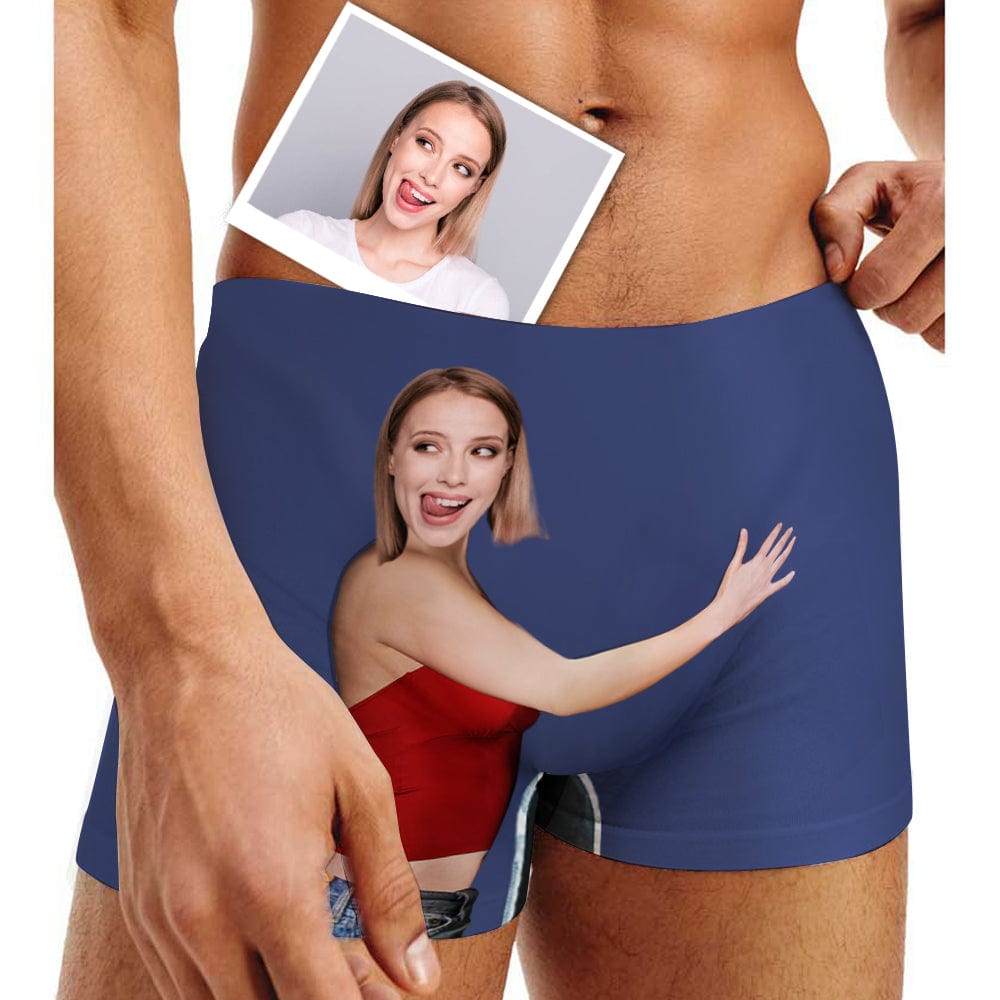 Underwear Couple Personalized Upload Photo Portrait Portrait N304 —  GeckoCustom