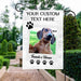 GeckoCustom (UT draft) Personalized Custom Garden Flag, Dog Lover Gift, Welcome to The Dogs House 12"x18"