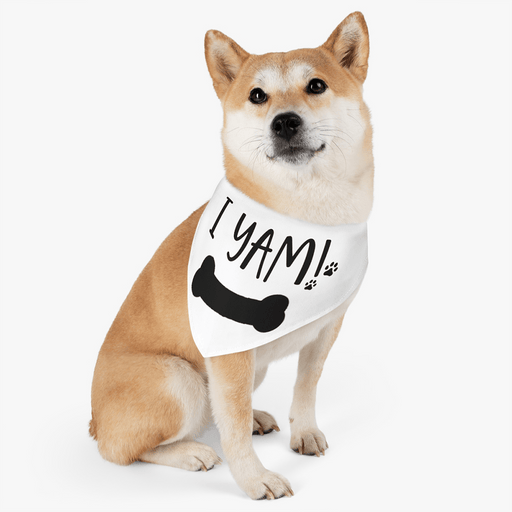 GeckoCustom UT - Personalized Custom Dog Bandana Collar, I Yam, Dog Lover Gift