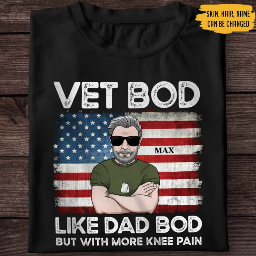 Vet Bod Personalized Dad Shirt