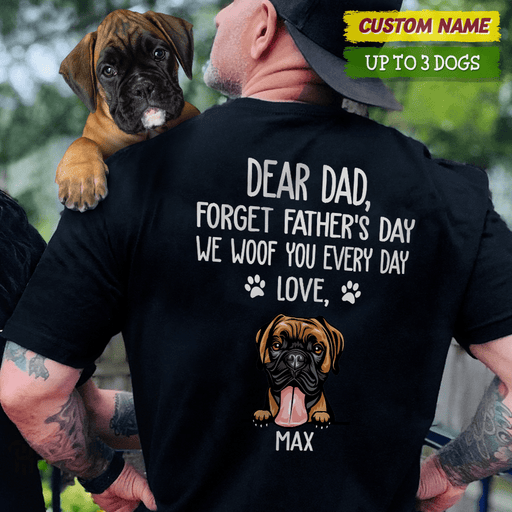 GeckoCustom We Woof You Every Day Dog Shirt K228 HN590