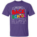 GeckoCustom Welcome Back To School 1st Day of School Shirt H423 Youth T-Shirt / Purple / YXS