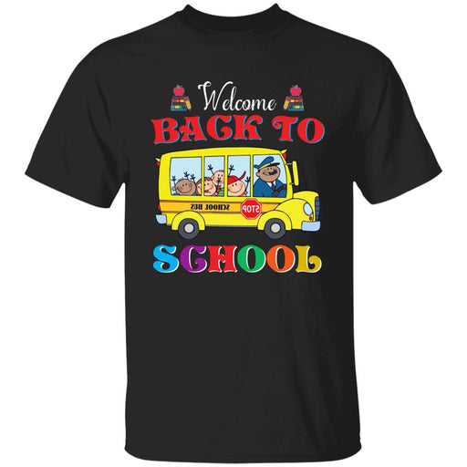 GeckoCustom Welcome Back To School Shirt H425 Basic Tee / Black / S