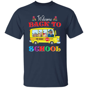 GeckoCustom Welcome Back To School Shirt H425 Basic Tee / Navy / S